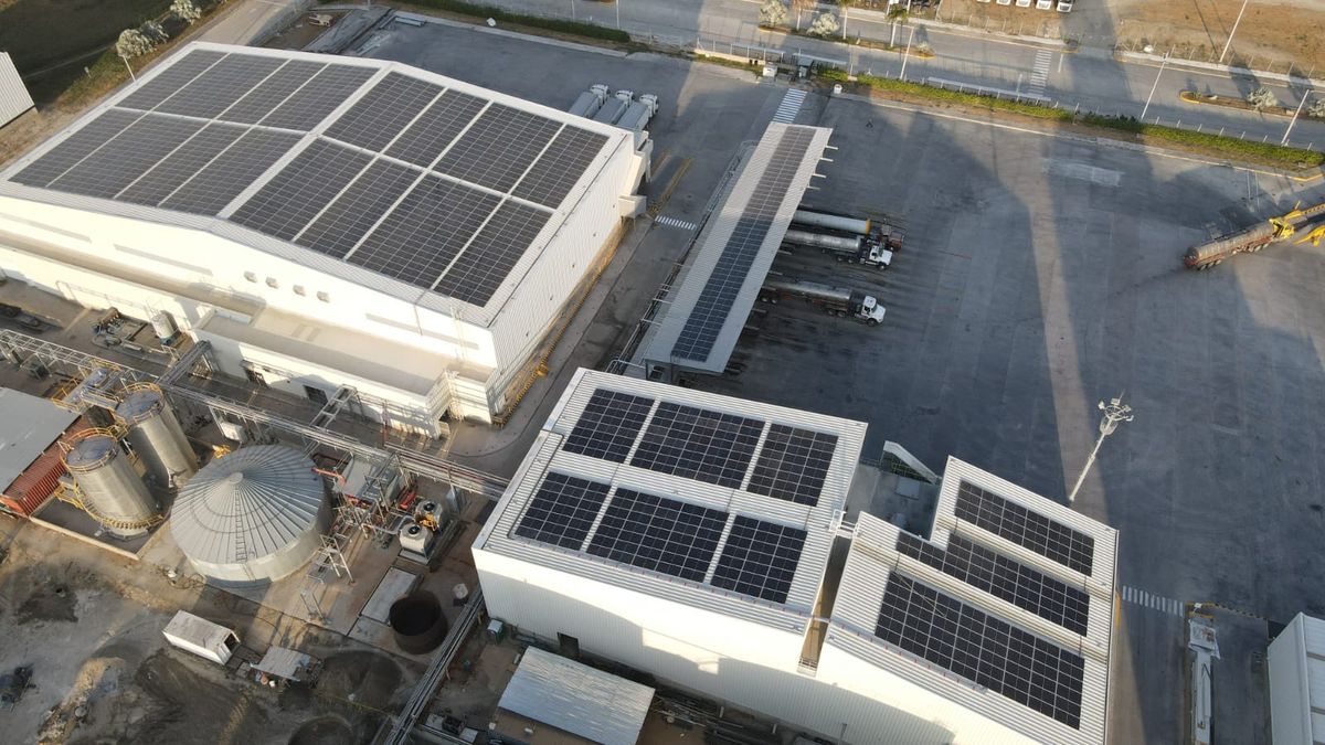 Vista aérea de la planta de Caribbean Eco Soaps, Grupo Daabon, en Santa Marta